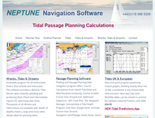 Tablet Screenshot of neptune-navigation.com
